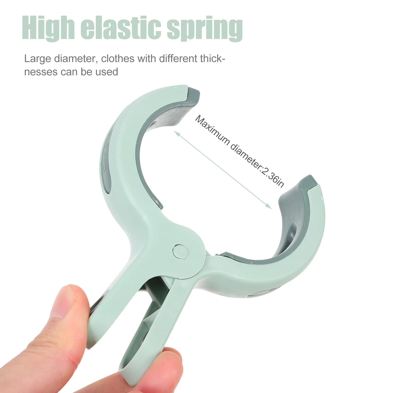 

9Pcs PP Material Clothes Clamp Smooth Edge Pegs for Towel Blanket Holding Clip Line Hanger Beach Vacation Household