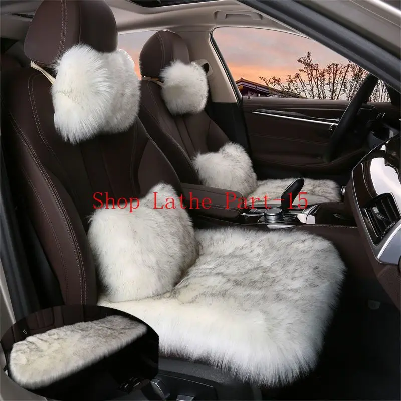 

Car Seat Cushion in Luxury Seat Cushion Artificial Velvet Full Set