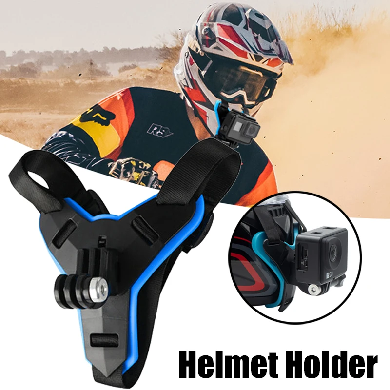 

1Pcs Motorcycle Helmet Chin Stand Mount Holder Action Sports Camera Full Face Holder Motorcycle Camera Accessory for GoPro 5/6/7