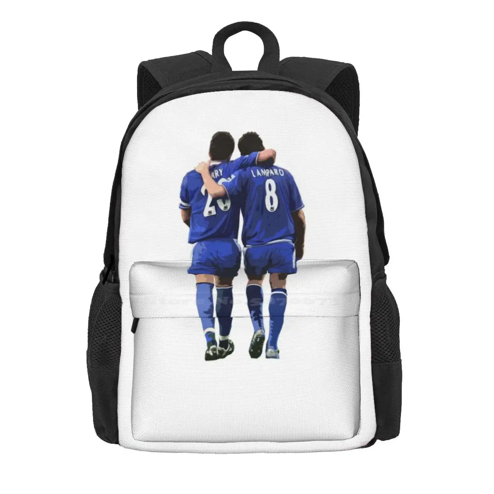 Terry And Lampard Artwork Hot Sale Schoolbag Backpack Fashion Bags John Terry Frank Lampard Fc Cfc Terry And Lampard Football