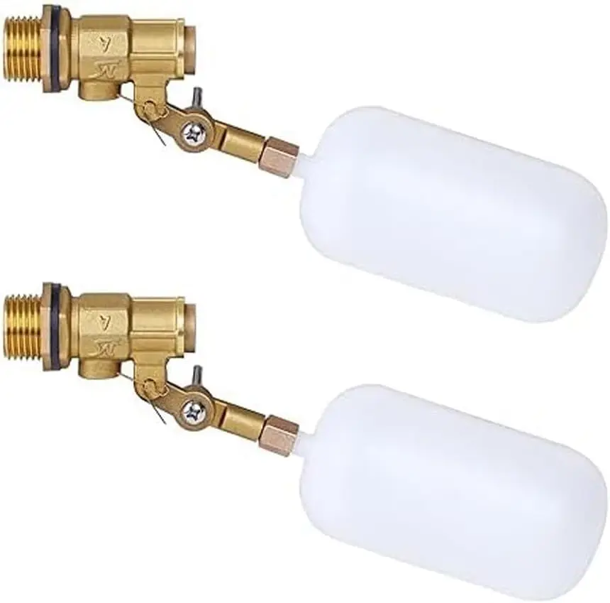 

2Pcs Plastic Float Valve Automatic Float Valve For Drinking Bowl Float Valve For Replenishing Water For Livestock Tanks Aquarium