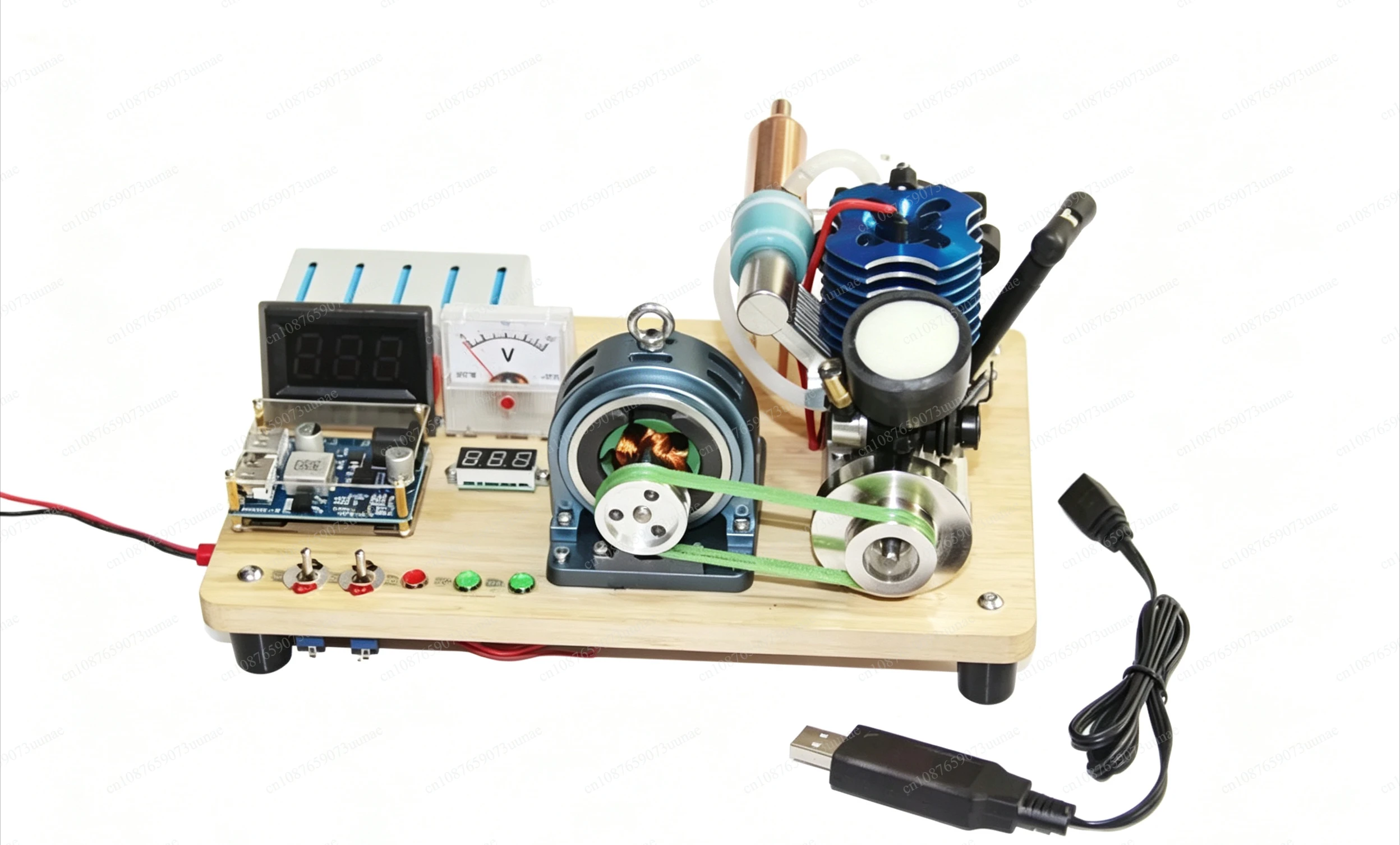 DIY generator motor teaching model kit, pure copper movement, with metal shell and screws, high-power generator accessories