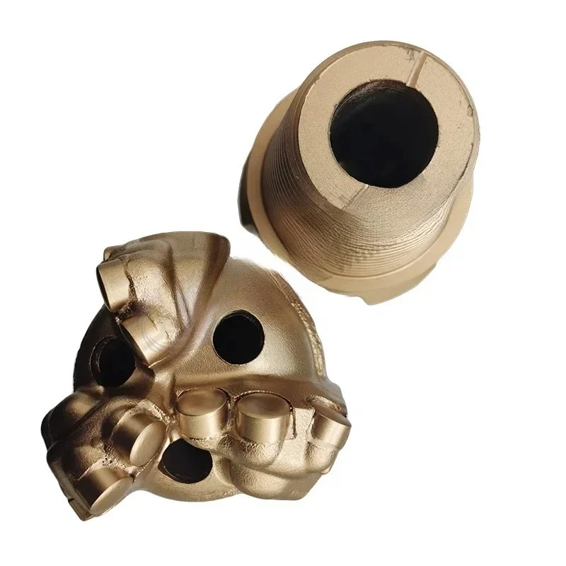 90 مللي متر PDC قوس مثقاب الخشب 3 أجنحة جديد API معتمد الصلب أداة الحفر ل النفط الغاز التعدين آبار المياه ديبويل الحفر سبائك الصلب #4