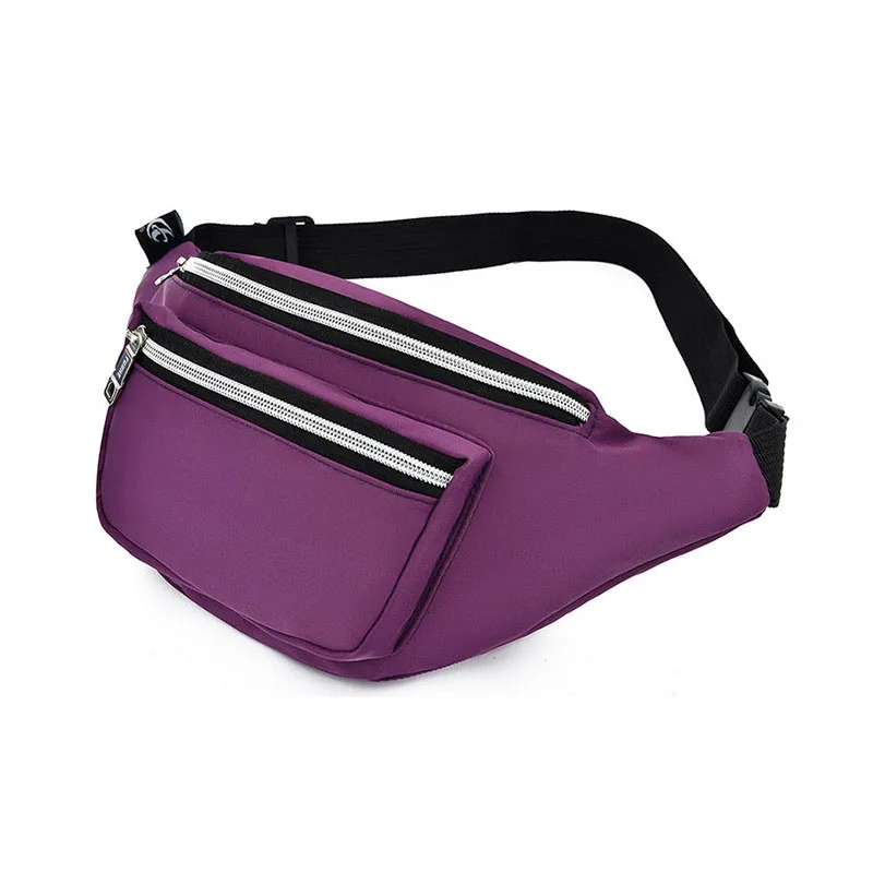 กระเป๋าเข็มขัดเอว Man Oxford Pack กีฬากลางแจ้งวิ่งแพ็คกันน้ํา Fanny Pack Stylish Cross Body กระเป๋าเข็มขัดเอวกระเป๋าสําหรับชาย