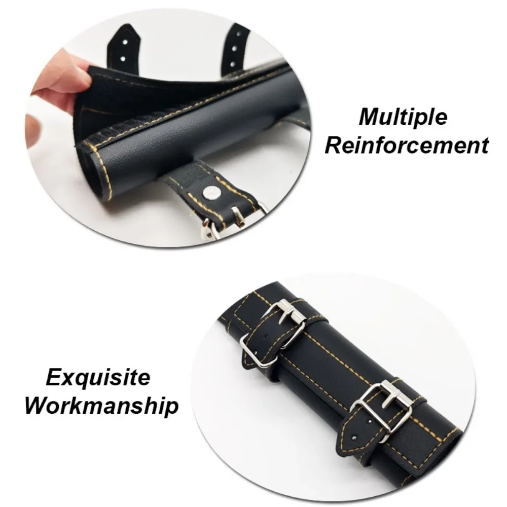 Samurai Sword Belt, Warrior Sword Holder, Pu Leather Sword Holder Belt Accessory, Suitable for Holiday Party Role-playing image 4