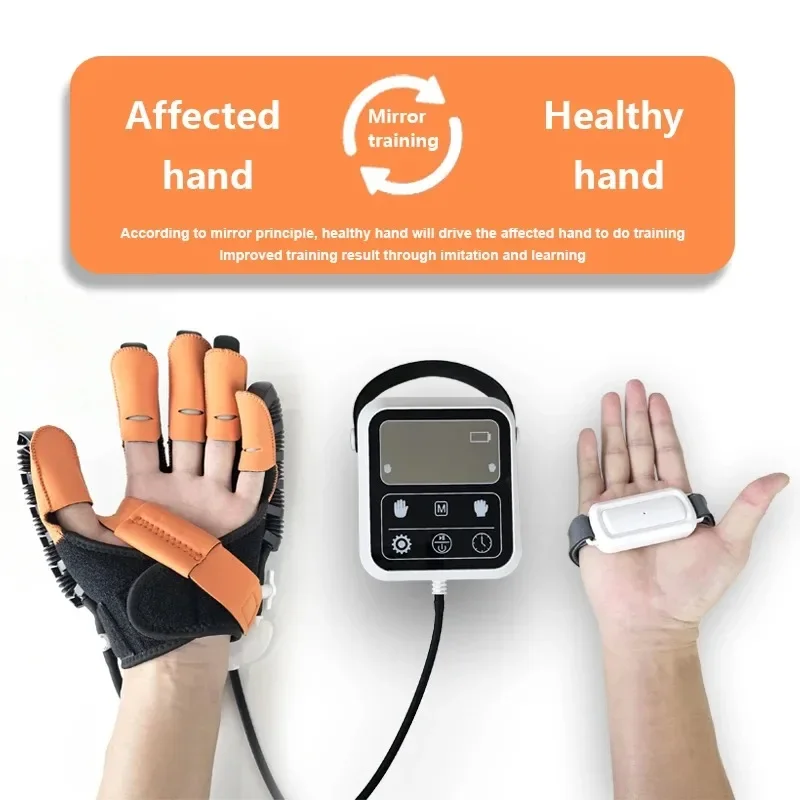 MassageHot Rehabilitation Robot Glove Finger Intelligence Stroke Hemiplegia Massage Machine Rehabilitation Training Gloves Hand