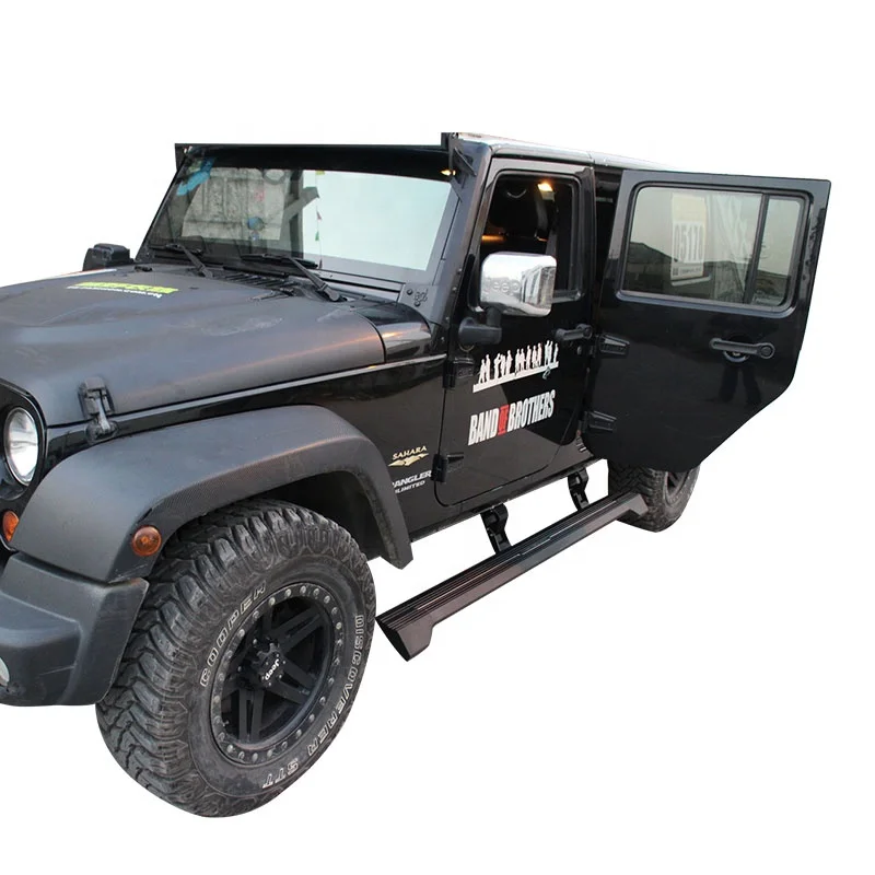 Waterproof and rust-proof power running boards electric steps for jeep wrangler JK 4 door 2 door KL foot steps run board