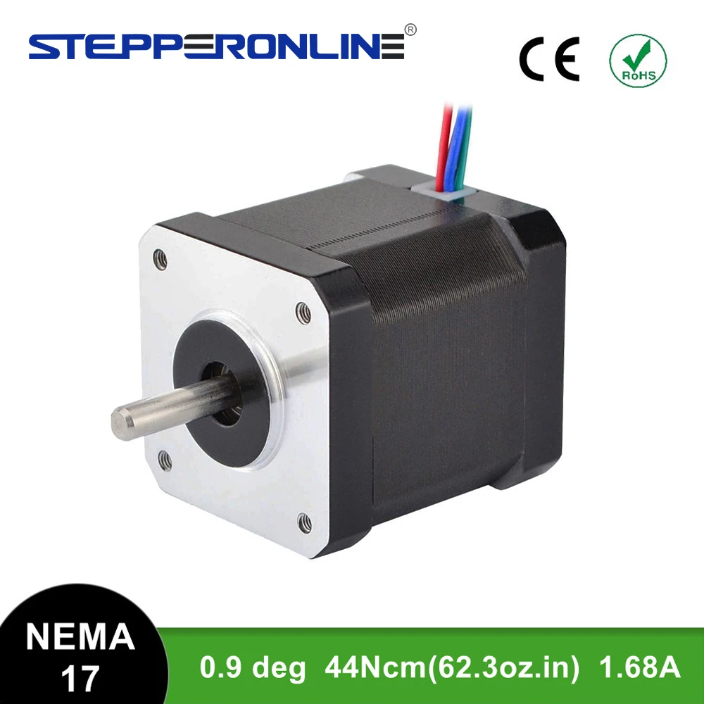 0.9 stopni Nema 17 silnik krokowy 44Ncm(62.3oz.in) 1.68A 4-realizacji Nema17 silnik krokowy 42x47mm 3D drukarki Robot CNC