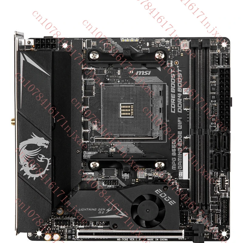 

Материнская плата для MSI MPG B550I GAMING EDGE WIFI с поддержкой 3700 DDR4 64 ГБ AMD AM4.