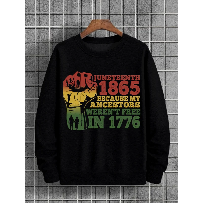 Autumn Sweatshirt 1865 Digital Graphic Long-Sleeved Printed TShirt Retro Hoodie For Men Pullover Street Oversized Men's Clothing