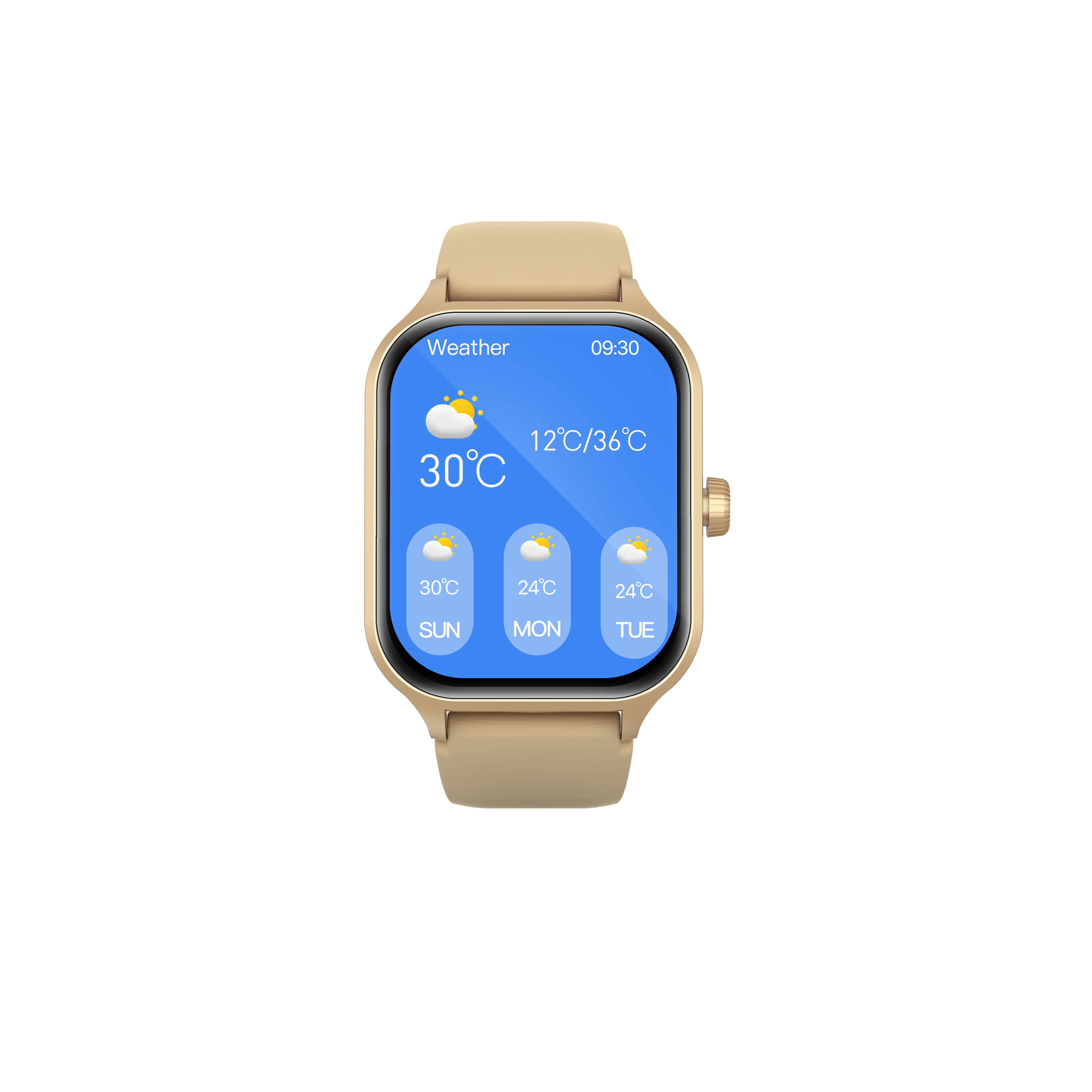 Smart Watch voor heren Dames Bluetooth-oproep Muziek afspelen Hartslag Bloeddrukmeter Outdoor-activiteiten Tracker