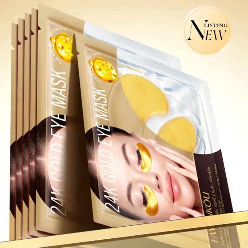 

Коллагеновые патчи для глаз FAYANKOU Crystal Collagen: увлажняющие, от темных кругов и мешков под глазами, против старения и морщин, для ухода за кожей вокруг глаз