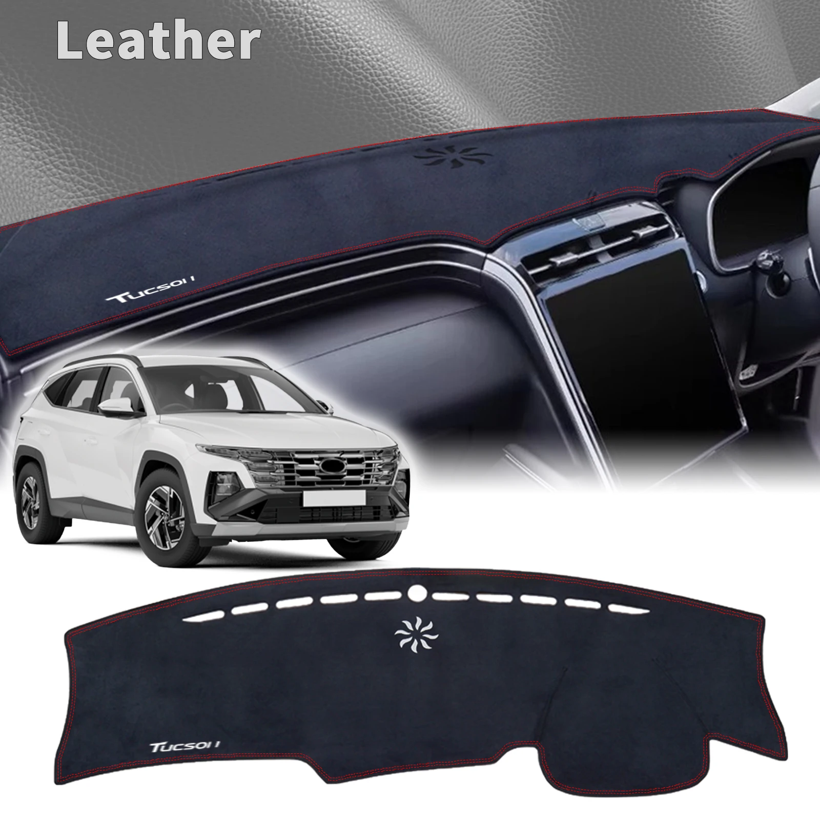

fit for Hyundai Tucson Nx4 2021 2022 2023 2024 LOGO Dashmat DashMat Sunshade Dashboard Cover Pad Protective Carpet Accessories