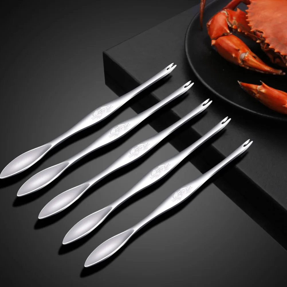 

1 set 1 Set Stainless Steel Set Multi-Function Seafood Crackers For Crab Lobster Oyster Peeler Opener Scissors Household Kitchen