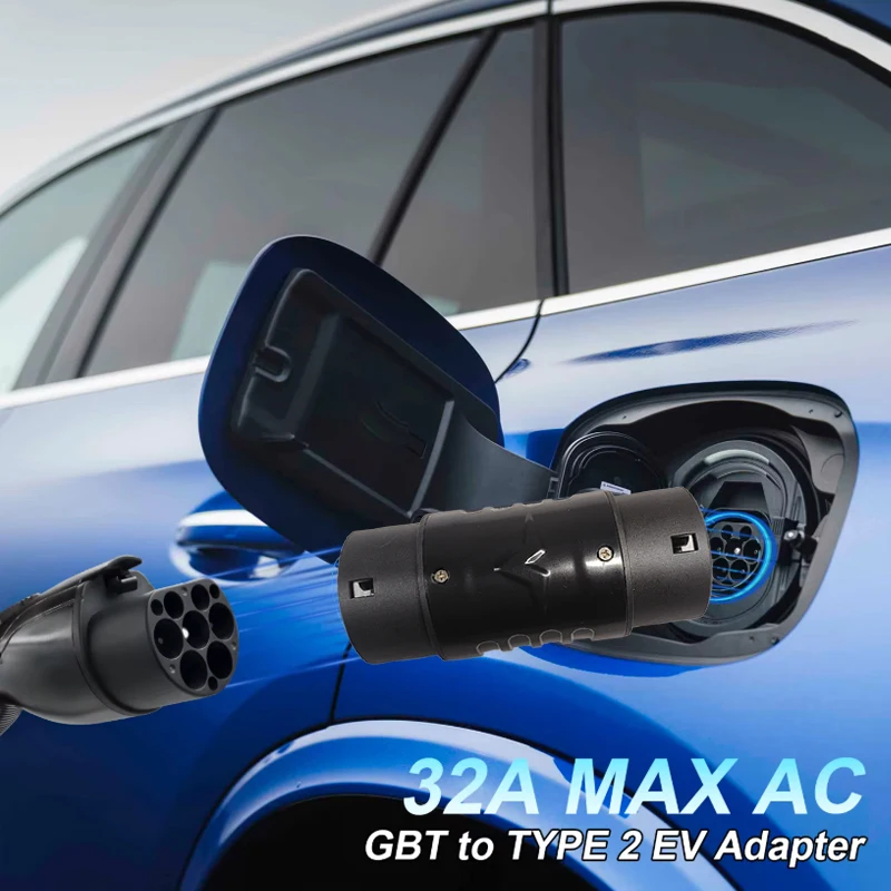 

Suitable for GBT to Type 2 Electric Vehicle Charging Converter Adapter 16A/32A