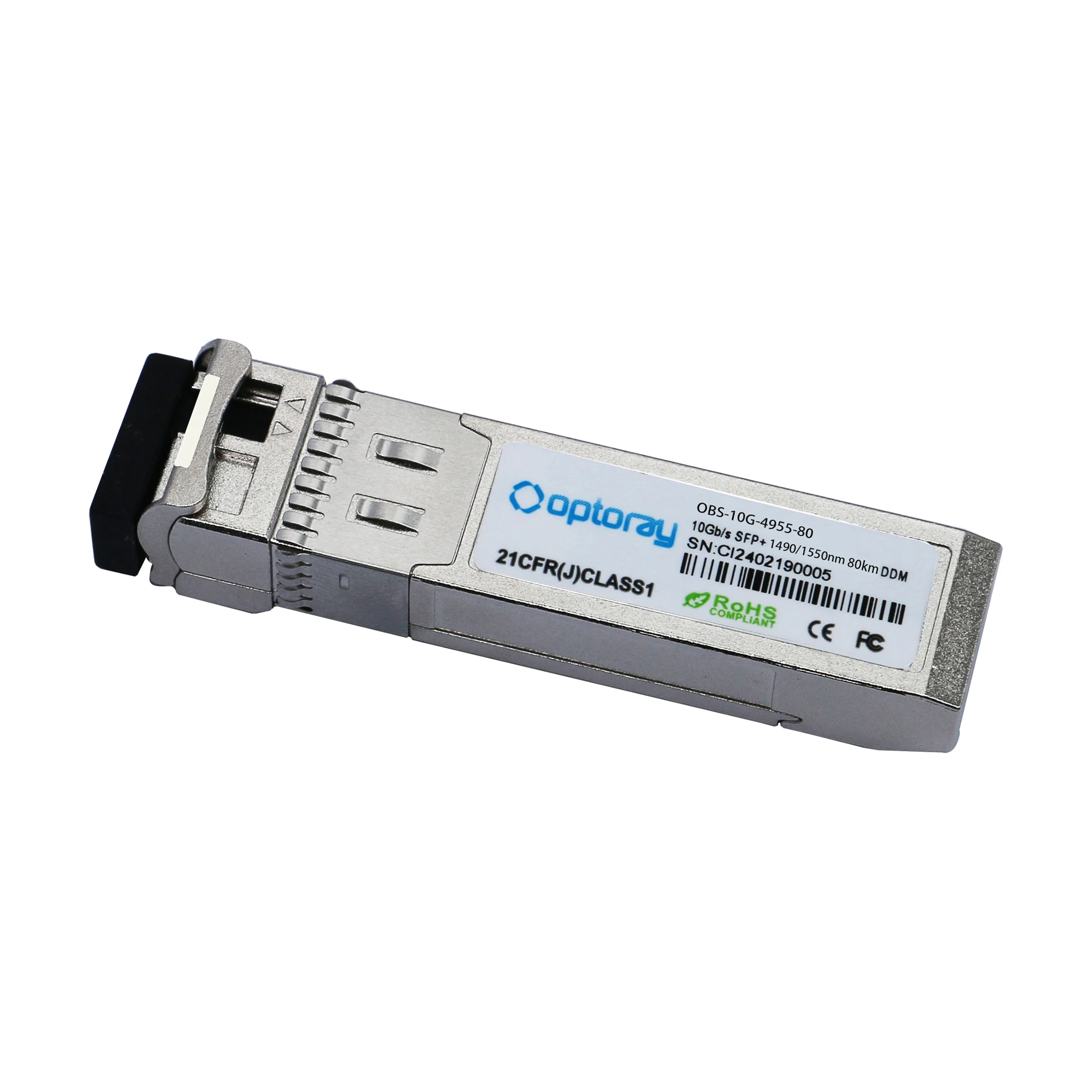 10G SFP+ Duplex 80km 1550nm LC DDM sfp-10g-zr sm EML+ APD Optical Transceiver Module Used 10Gbase-ZR Fiber 10G 80km SFP Module