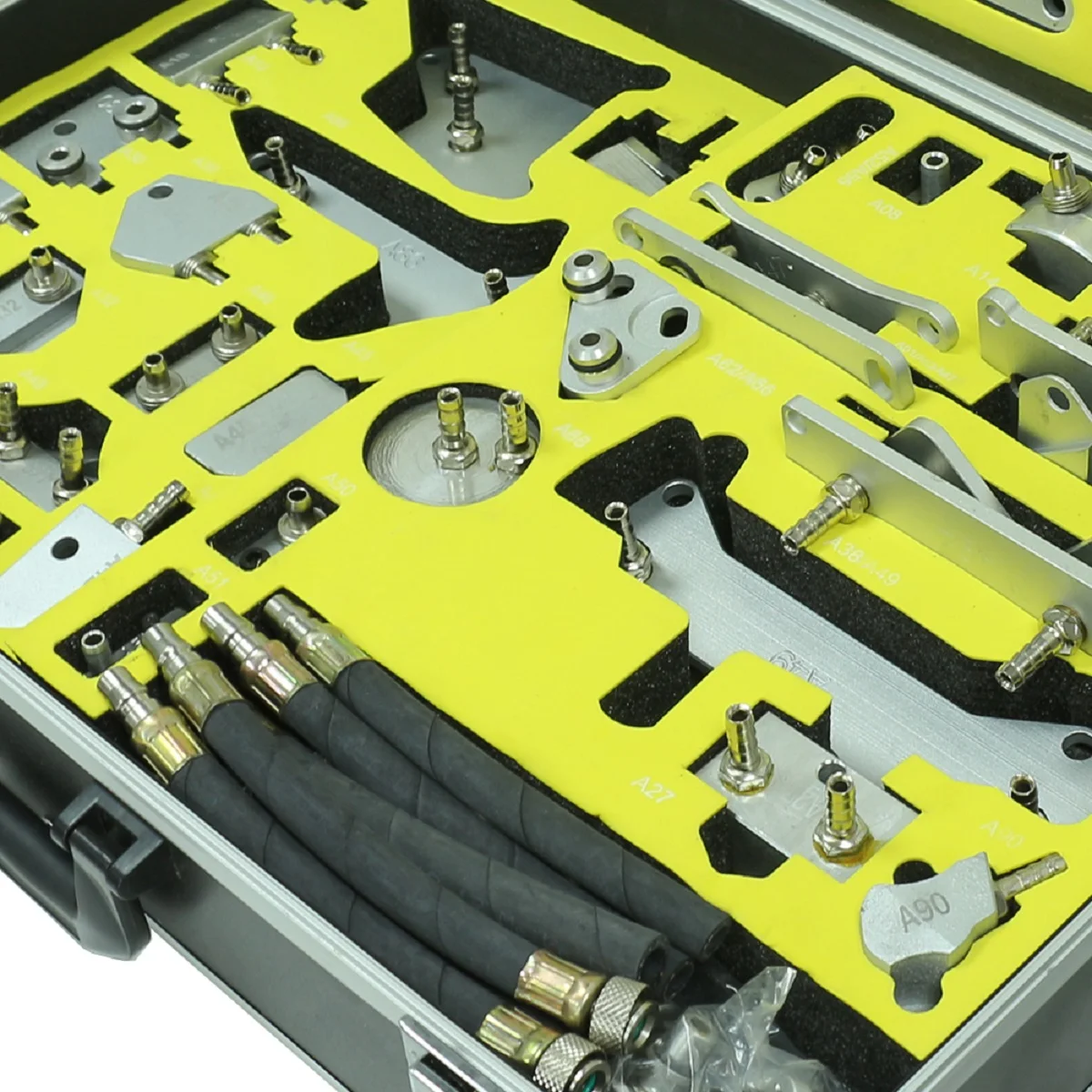 

140pcs ATF Connectors Set Aluminum Alloy Quick Adapters for Auto Vehicle Maintenance Automatic Transmission Oil Change Gearb