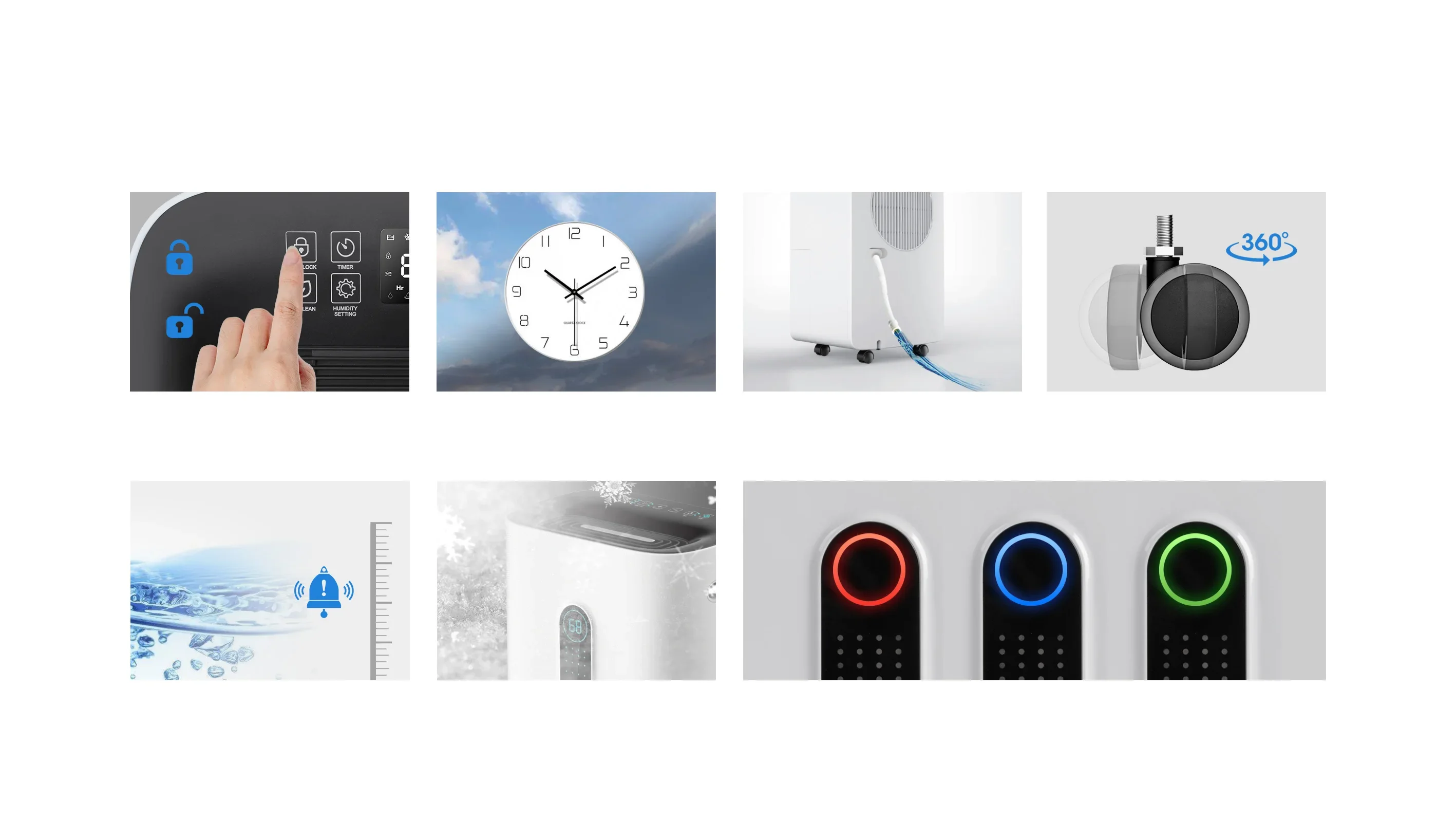 Compressor móvel de eletrodomésticos de qualidade 20L com desumidificador de ar wi-fi