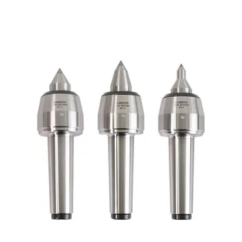 High-speed and high-precision through-shaft shockproof alloy rotary CNC lathe movable tail seat thimble Mohs No. 4 No. 5