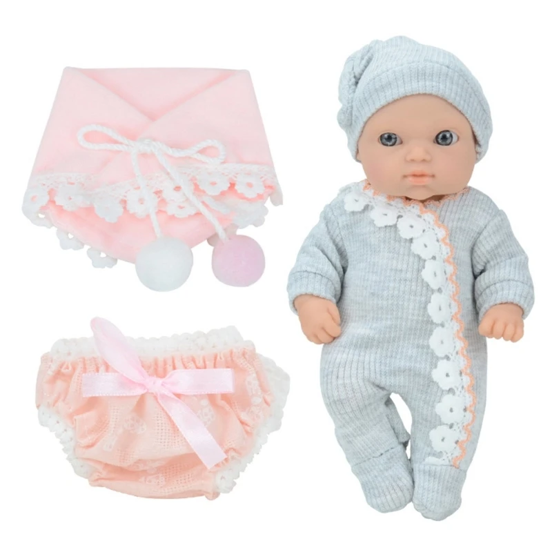 8 inch babypopset voor peuterleven zoals reborns speelgoed verjaardagscadeau realistische babypopset met kleding rollenspel