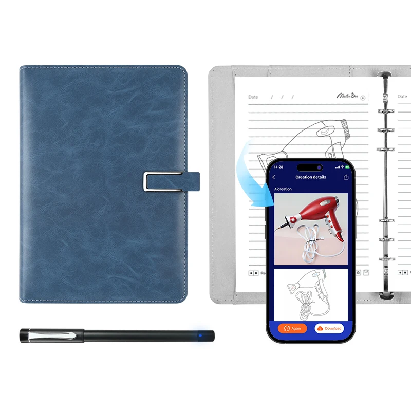 

2025 hot sale Factory Direct AI Smart Notebook Drawing AI Generate Effect Map Language Translation Agenda Sketchbook AI Document