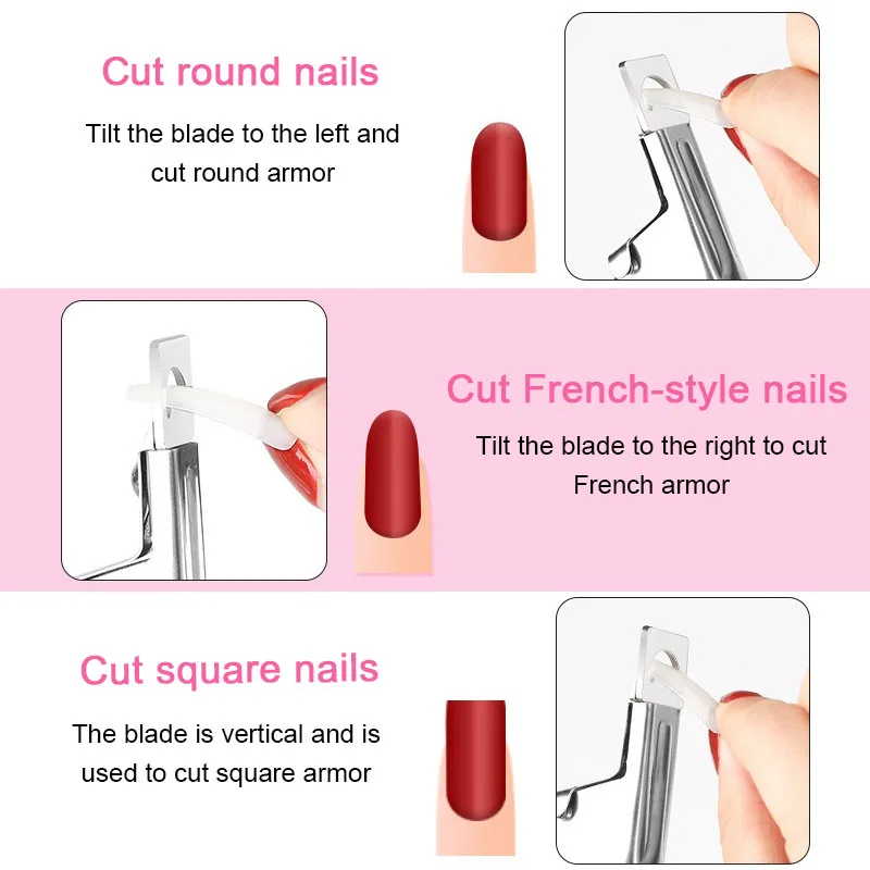 가짜 아크릴 팁 클리퍼 매니큐어 클램프 클리퍼 특수 유형 컷 클리퍼 네일 컷 가짜 매니큐어 도구 매니큐어 도구 ZJJ01