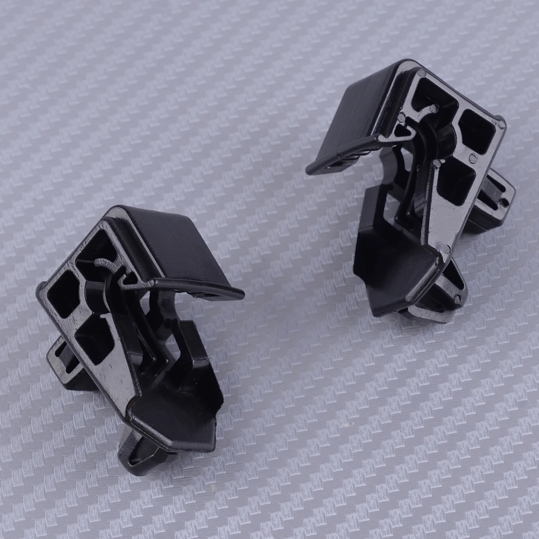 2Pcs Black Plastic Front Headlight Mount Bracket Clips Fit for Toyota Tacoma Prius Corolla Lexus RX300 GX470 53271-12040