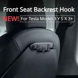 For Tesla Model Y S X 3+ Seat Backrest Hook Rear Trunk Hook Seat Button Model 3 Highland Tesla Cargo Grocery Shopping Bag Holder