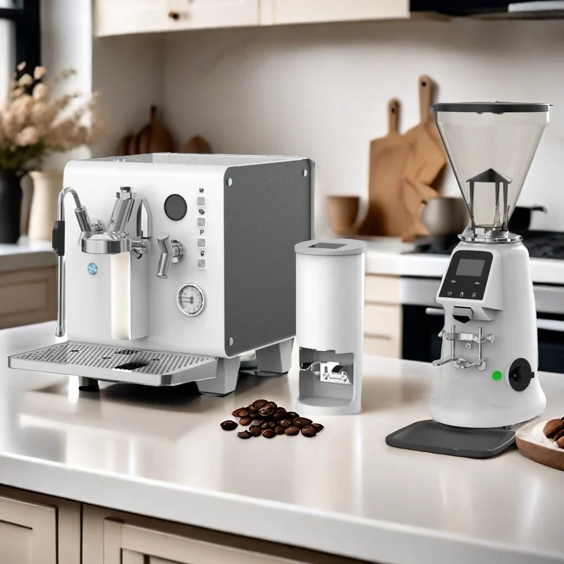 Commercial Single Group Espresso Coffee Machine Semi-Automatic Cube Design For Coffee Making Equipment