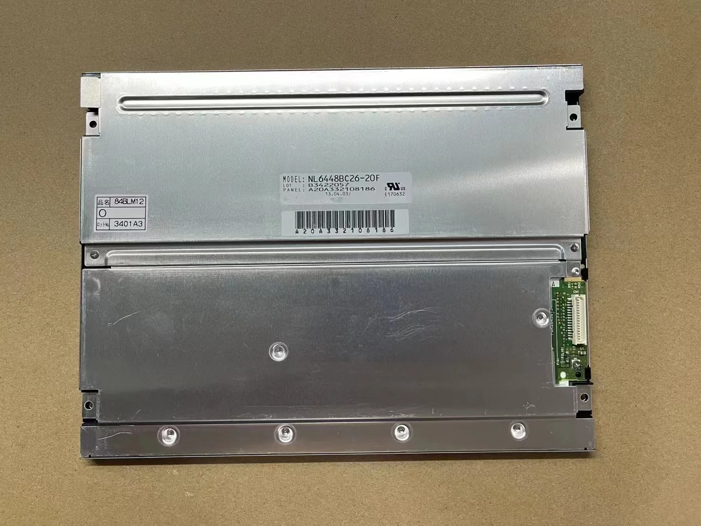 Original NL6448BC26-20F 8.4 inch LCD screen, tested and shipped NL6448BC26-20 NL6448BC26-22F
