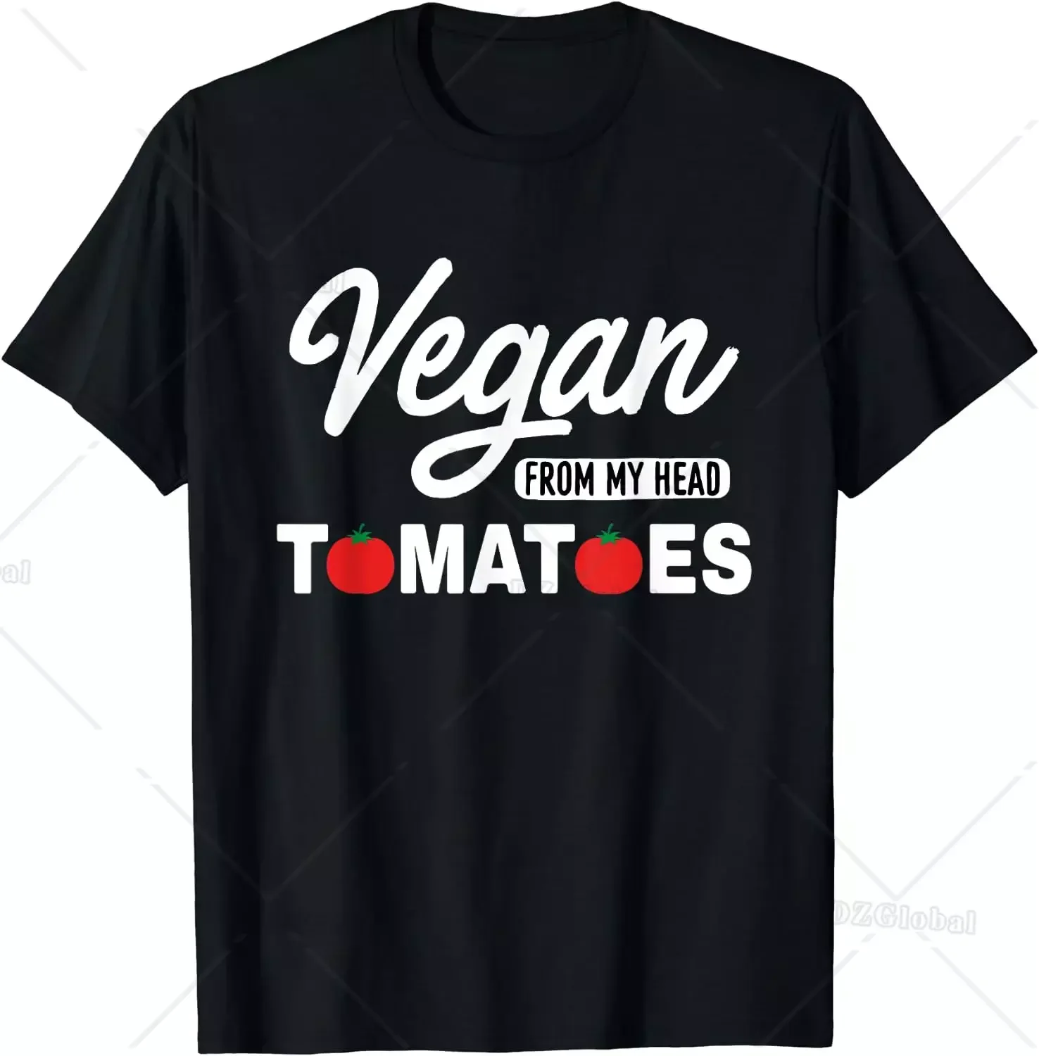 Vegan Power Vegan & Vegetarian Workout T-Shirt Classic Graphic Summer Men T-shirts Magazine Woman Casual Fashion Short-sleev