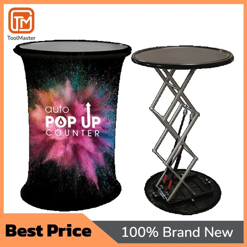 [Hot Sale]High-quality Trade Show Exhibition Foldable Aluminum Alloy Frame Pop-up Counter Promotion Table Display