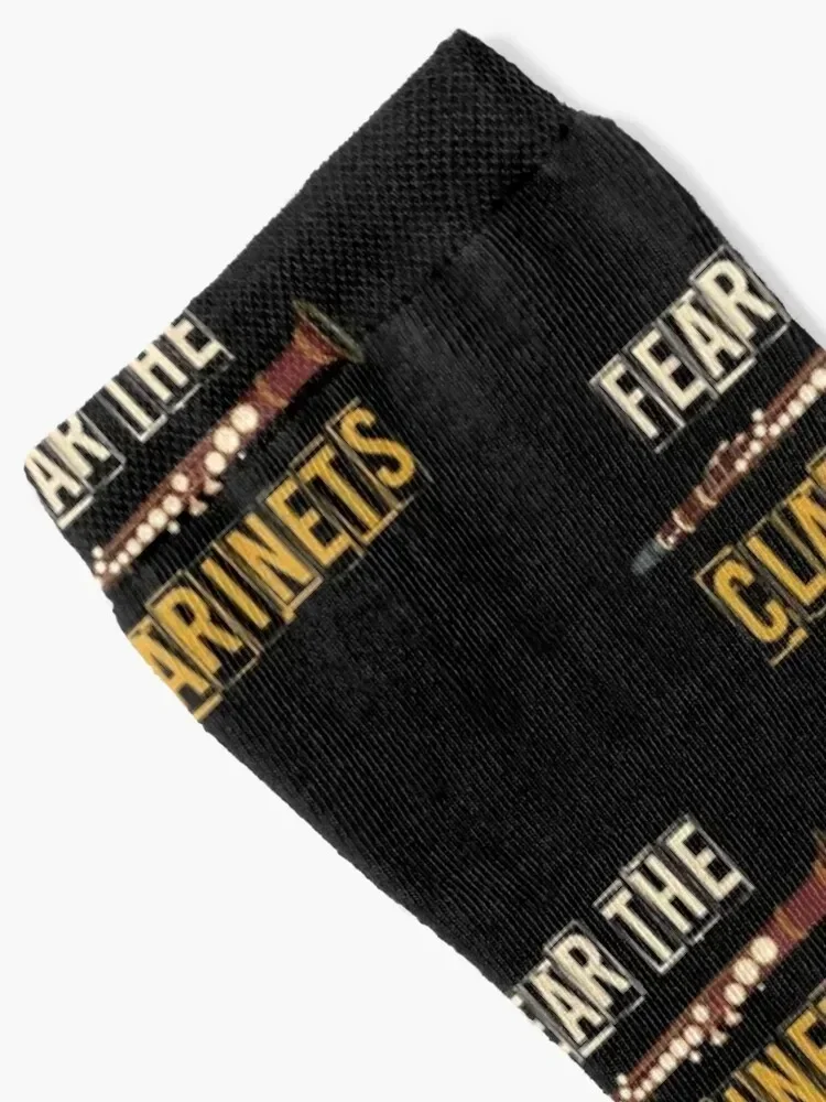 Fear The Clarinets Socks designer kids golf funny sock Socks Women's Men's