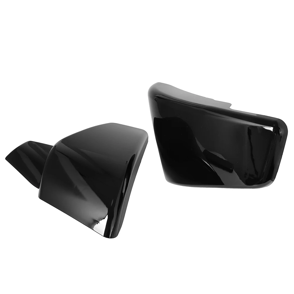 2X Motorcycle ABS Plastic Black Battery Side Cover For Honda VT 600 Shadow VLX Deluxe Steed 400 600 400VLS VLX 600 1999-2008