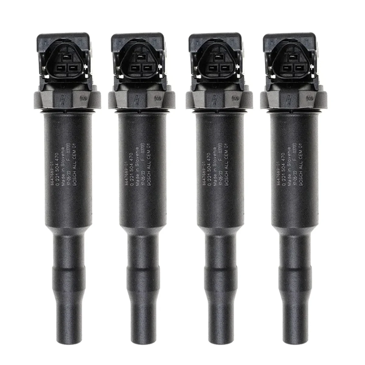 

4 Pcs for BMW E46 E60 E85 E90 Ignition Coils with Spark Plug Connector 12138657273 12137594937