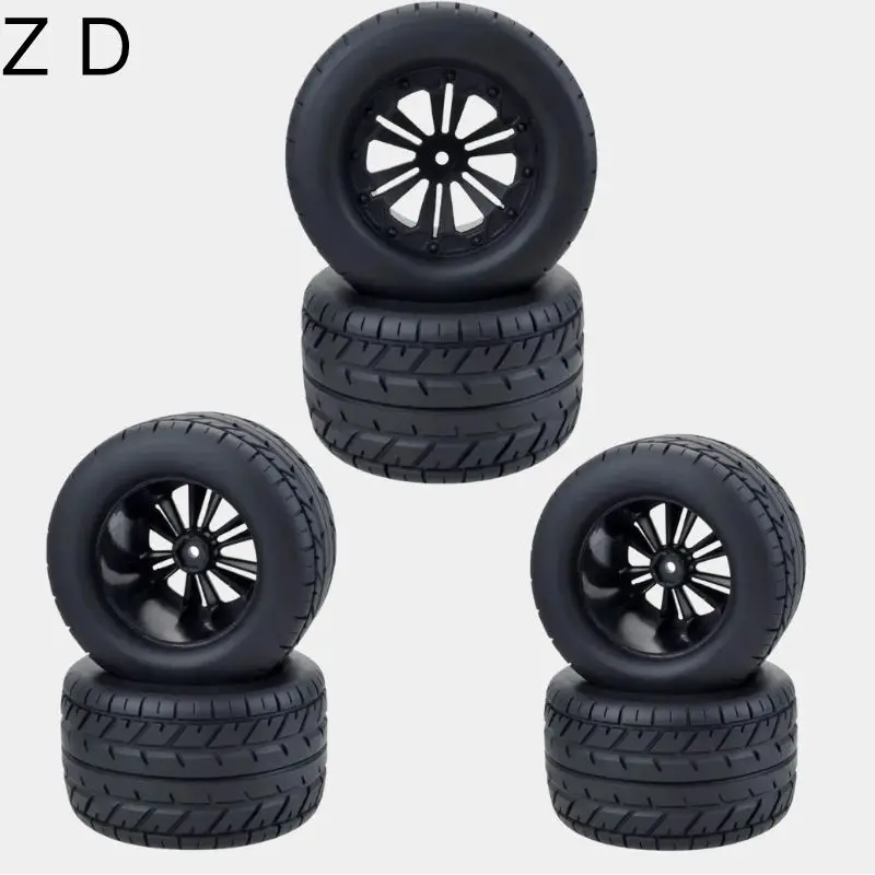 

ZD Racing 4 шт. 115 мм шины, колеса 12 мм, шестигранная ступица для 1/10 RC Buggy Monster Truck Car HPI HSP Savage XS TM Flux ZD Racing LRP 10030
