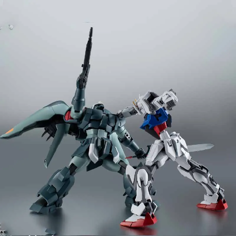 Bandai – figurine originale ROBOT Anime ZGMF-1017 GINN STRIKE GUNDAM, jouets d'action pour garçons/filles/enfants/cadeau de noël