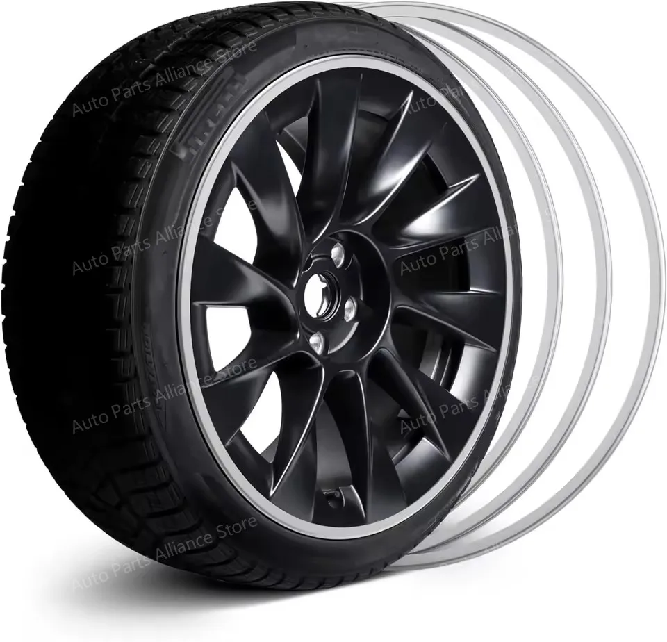 Yehua Automotive Lichtmetalen Velg Protector Voor Tesla Model 3Y Voor BMW Benz Audi Hyundai Toyota VW ID4 ID6 Auto wielnaaf Cover