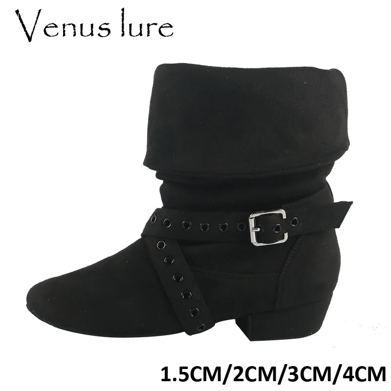 

Venus lure Складные танцевальные ботинки Black Line с верхом Urban Step Long Warm Up Line Shoes West Coast Swing Dance Boots для женщин