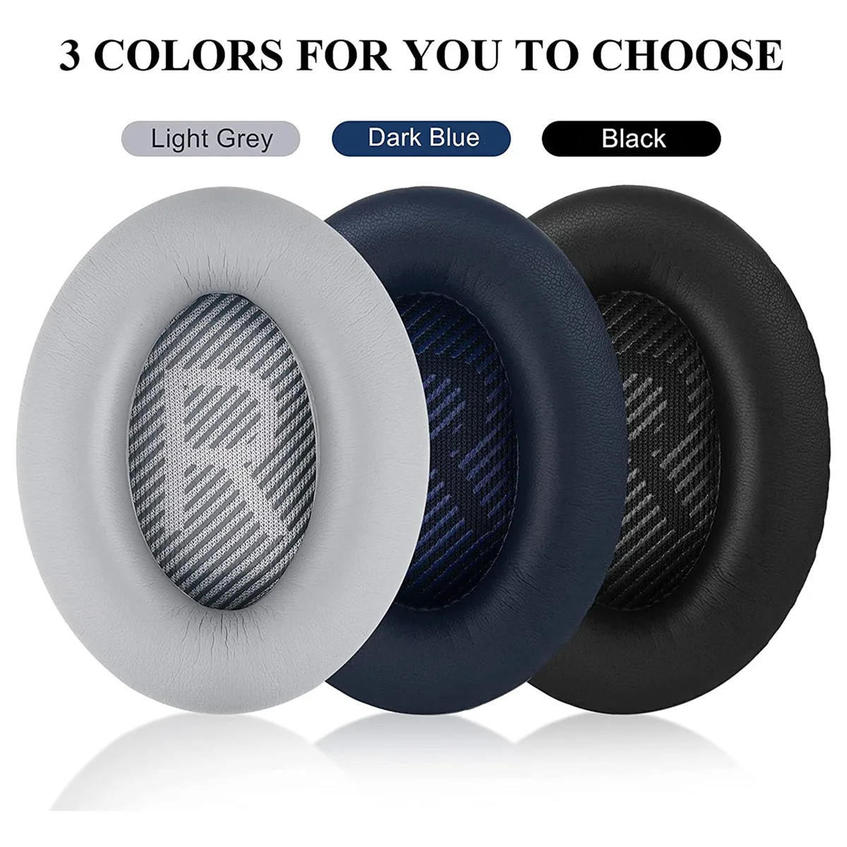 Fones de ouvido de substituição para conforto silencioso 35 (qc35) e quietcomfort 35 ii (qc35 ii) fones de ouvido (azul)