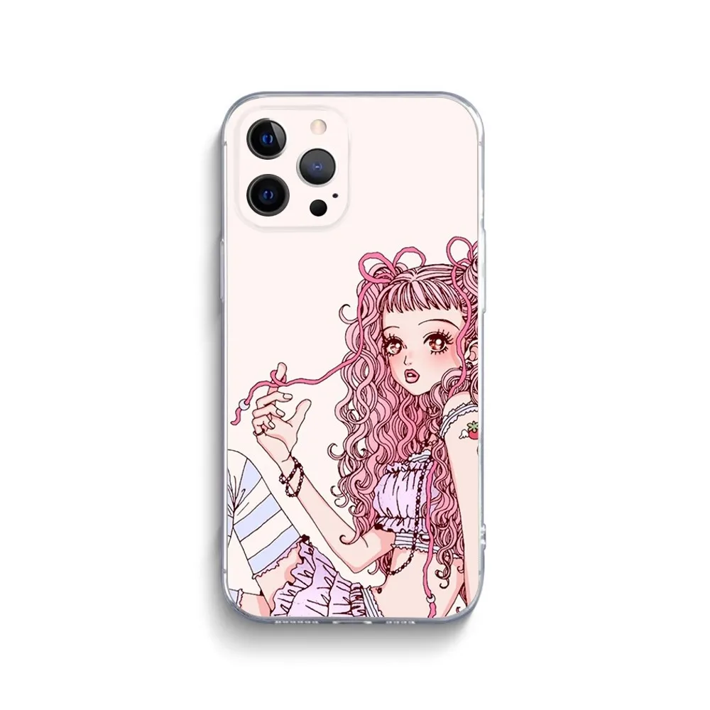 Paradise Kiss Miwako Phone Case For iPhone 15,14,13,12,11 Plus,Pro,Max,XR,XS,X,7,8 Plus,SE,Mini Transparent Silicone Soft