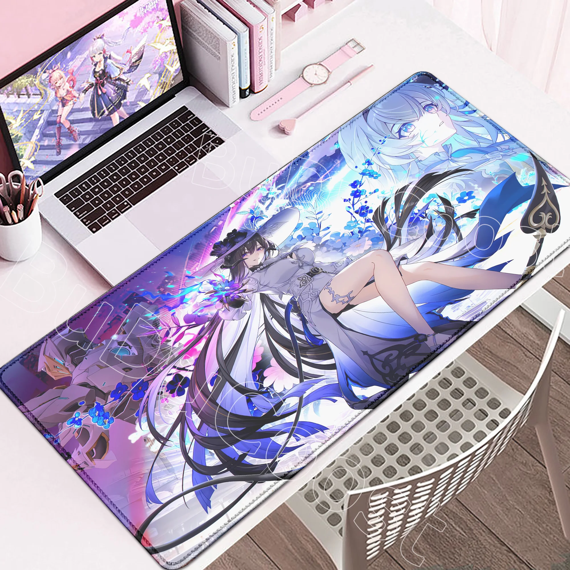 

Honkai Star Rail The Dahlia Mouse Pad Computer Laptop XXL Non-slip Mouse Pads Large Game LockEdge Keyboard Mat Anime PC Mousepad