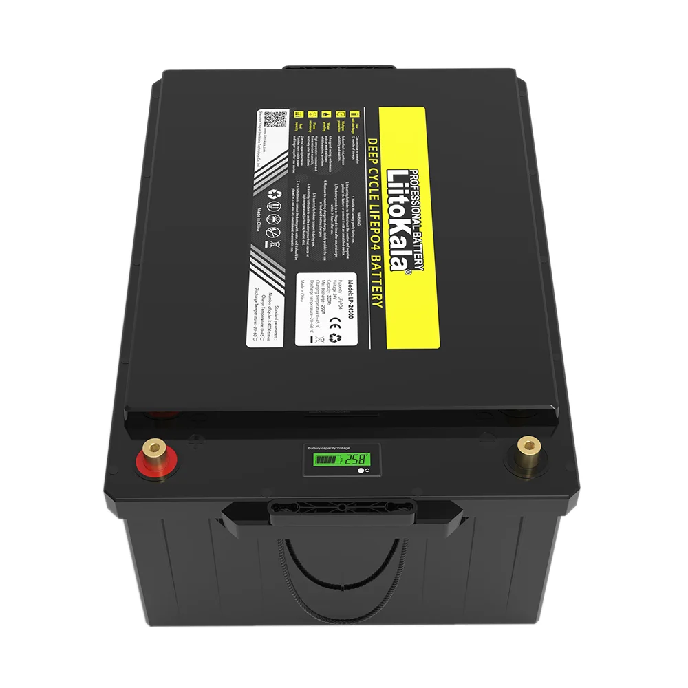 LiitoKala 24 فولت 300 أمبير LiFePO4 بطارية ليثيوم فوسفات الحديد 29.2 فولت لوقوف السيارات تكييف الهواء الشاحنات عربات الغولف التي تعمل بالطاقة الشمسية