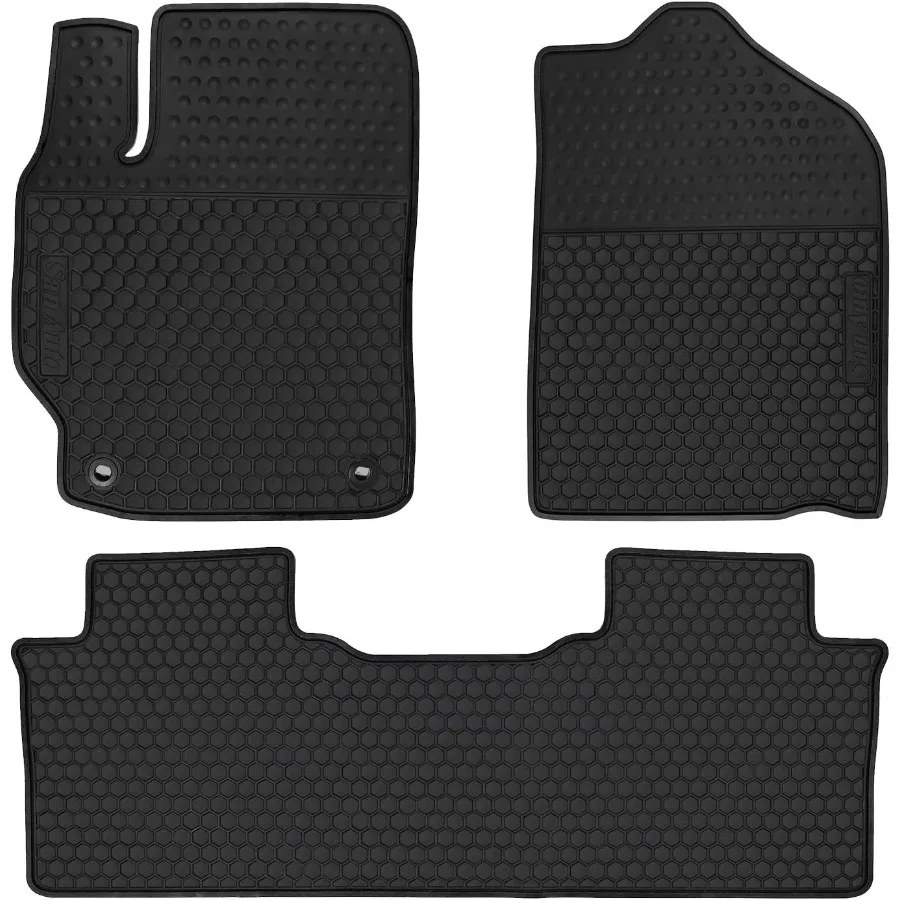 

Car Rubber Floor Mat for Camry 7th 201220132014201520162017 Custom Fit Full Black Rubber Car Floor Liners Set All Weather Prot