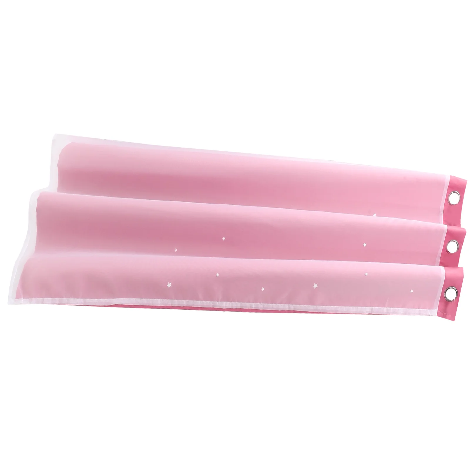 Cortina opaca estilo princesa para dormitorio, bloqueo de luz de doble capa, oscurecimiento de ventana, decoración del hogar