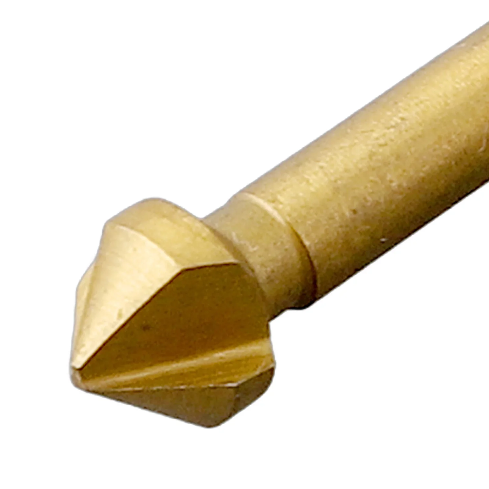 Herramientas de biselado taladro avellanado chapado HSS 1 Uds 3 flauta 6,3 8,3 10,4 12,4 16,5 20,5mm 61mm cortador de chaflán