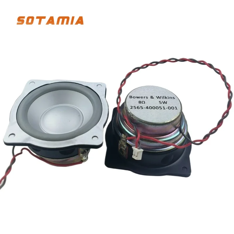 SOTAMIA 2Pcs 2 Inch Full Range Audio Speaker 8 Ohm 5W HIFI Loudspeaker Sound Music Home Theater DIY Audio Bluetooth Speaker