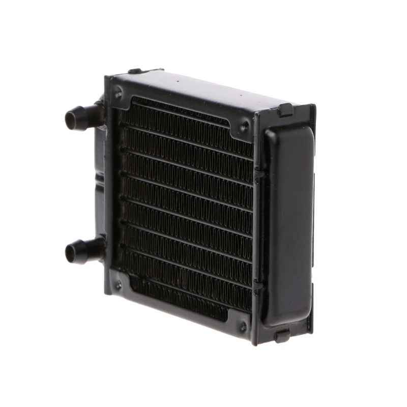 

CS1W 80mm Aluminum Computer Radiator Water Cooling Cooler For CPU GPU VGA Heatsink 4.05x3.14x0.98in