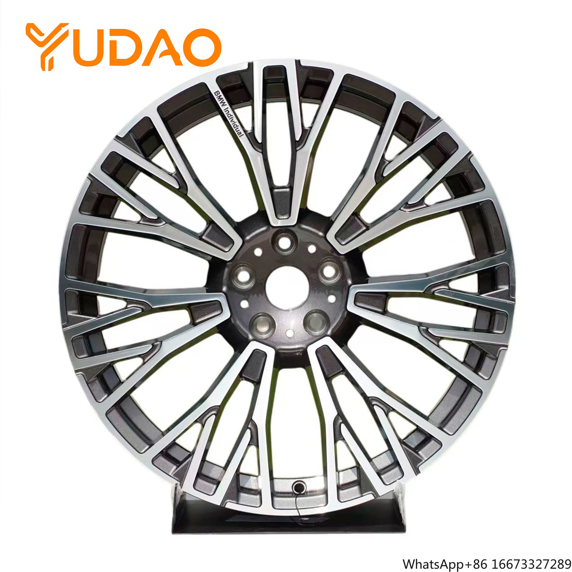 Industrial Grade Forged High Performance Racing Wheels Aluminum 6061-T6 Silver Finish Customizable Color Logo 5-Year