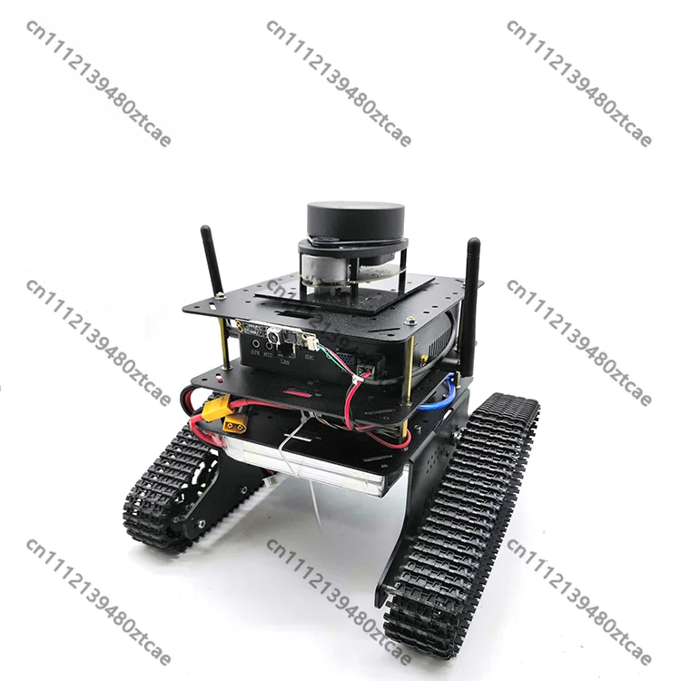 4B Single Board Computer Tracked Robot Auto Navigation Mapping Recognition Open Source Development Platform